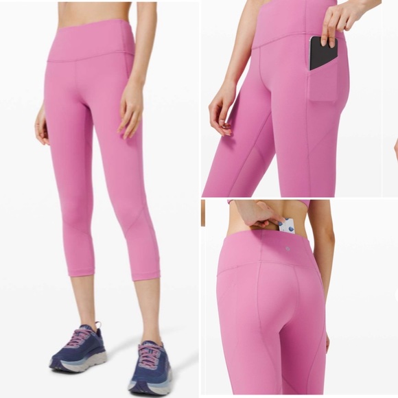 NWOT Lululemon Pace Rival High-Rise Magenta Glow